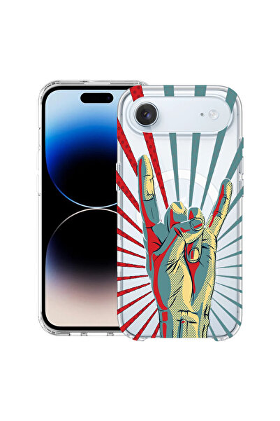 bestcase Carcasă antișoc MagSafe TPU pentru Apple iPhone 17 Air, Rock Festiva...