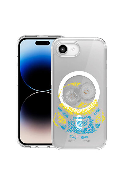 bestcase Carcasă antișoc MagSafe TPU pentru Apple iPhone 16e, Calligraphy Min...