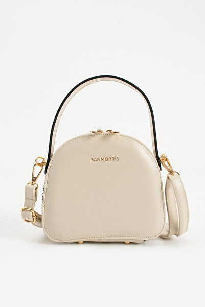 Sanmorris ÖZER-1426-kadın krem el ve omuz çantası ayarlanabilir omiz askılı k...
