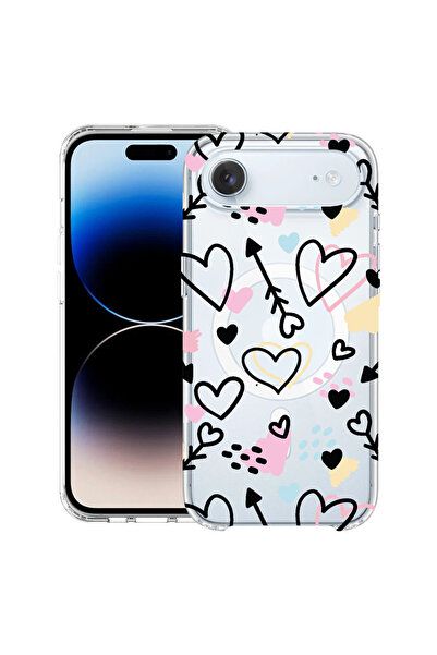 bestcase Θήκη MagSafe Anti Shock TPU για Apple iPhone 17 Air, Love Symbols, 2...