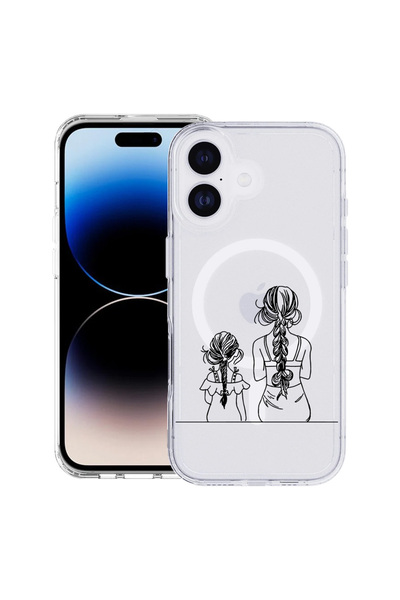 bestcase MagSafe Anti Shock TPU Case For Apple iPhone 17, Mom And Daughter, 2...