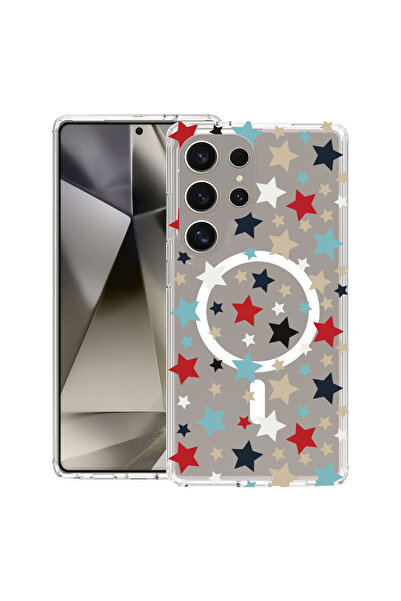 bestcase Carcasă antișoc MagSafe TPU pentru Samsung Galaxy S25 Ultra, Stele, ...