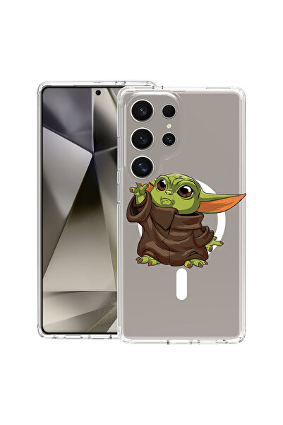 bestcase Θήκη MagSafe Anti Shock TPU για Samsung Galaxy S25 Ultra, Baby Yoda,...