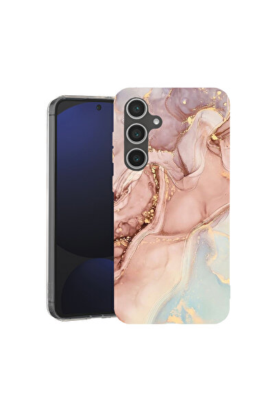 bestcase Carcasă antișoc MagSafe TPU pentru Samsung Galaxy A55, roz marmoră, ...