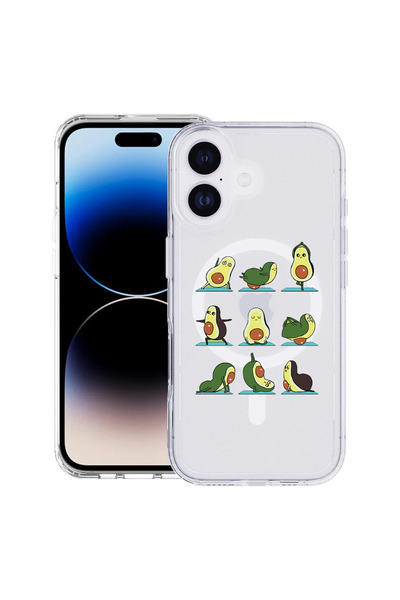 bestcase Carcasă antișoc MagSafe TPU pentru Apple iPhone 17, Avocado Yoga, 20...