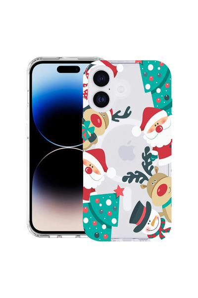 bestcase Carcasă antișoc MagSafe TPU pentru Apple iPhone 17, Crăciun, 2087013...