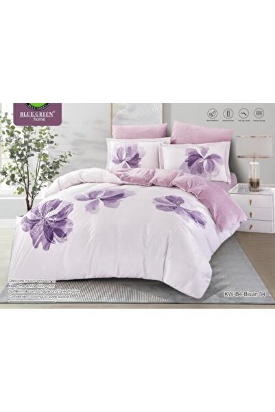 PROMISE King Comforter BlueGreen Velvet Set - 6 Pieces