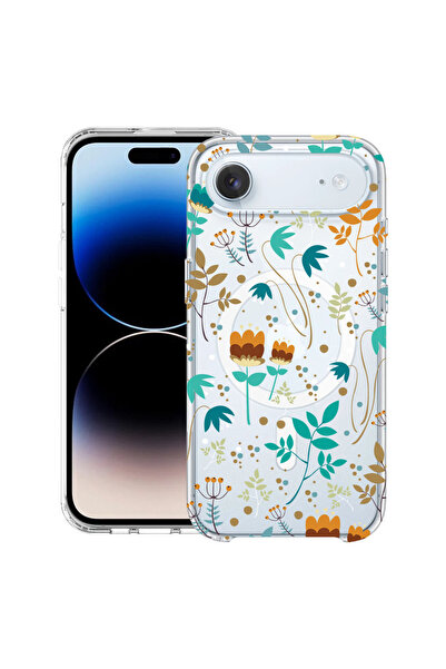 bestcase Carcasă antișoc MagSafe TPU pentru Apple iPhone 17 Air, flori de pri...