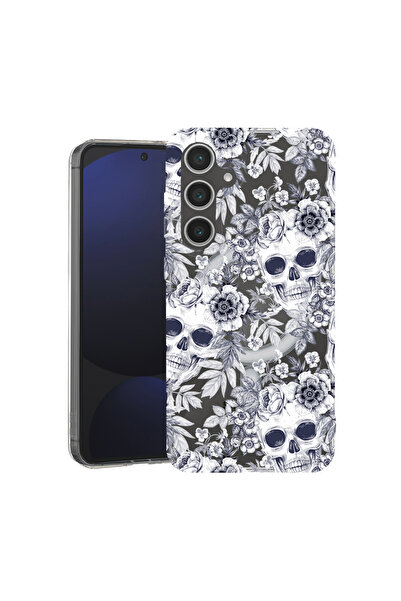 bestcase Carcasă antișoc MagSafe TPU pentru Samsung Galaxy A56, model craniu ...