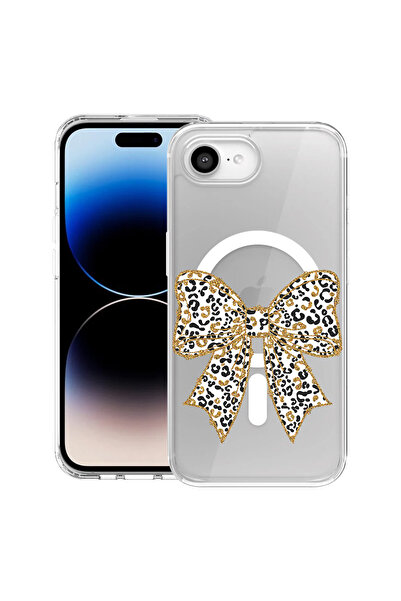 bestcase Carcasă antișoc MagSafe TPU pentru Apple iPhone 16e, model leopard, ...