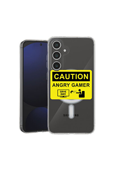 bestcase Carcasă antișoc MagSafe TPU pentru Samsung Galaxy A35, Angry Gamer, ...