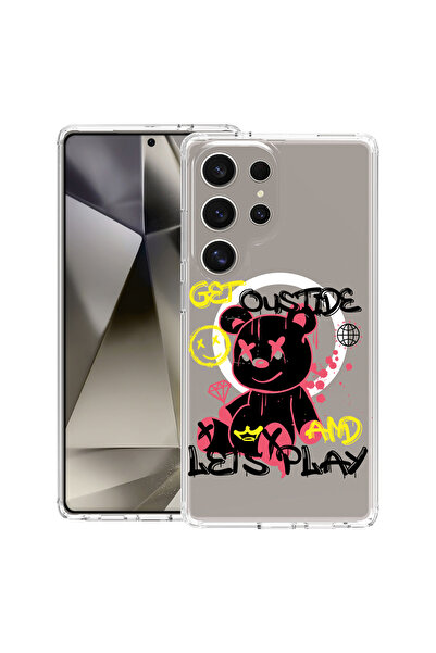 bestcase Carcasă antișoc MagSafe TPU pentru Samsung Galaxy S25 Ultra, Ursuleț...