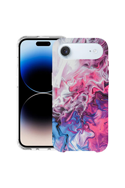 bestcase Carcasă antișoc MagSafe TPU pentru Apple iPhone 17 Air, roz marmorat...