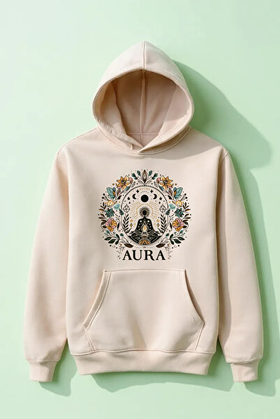 Vordevia Aura Štampano Pamuk lu 3 niti O Oversize kroj dukserica