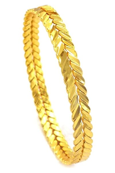 Vipfoni Başak Modeli Burma Bilezik Altın Kaplama