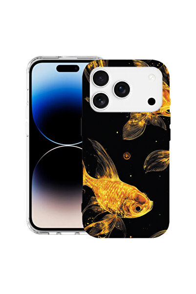 bestcase Θήκη MagSafe Anti Shock TPU για Apple iPhone 17 Pro, Χρυσά Ψάρια, 20...