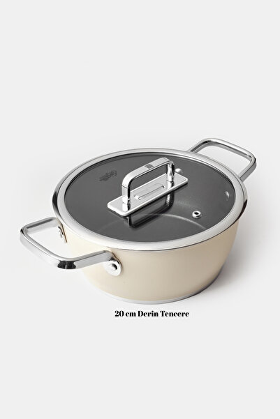 Gigilli Bellini 7-Piece Cookware Set Cream