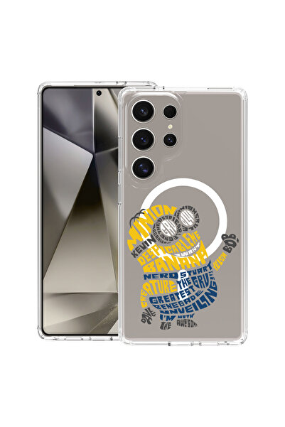 bestcase Carcasă antișoc MagSafe TPU pentru Samsung Galaxy S25 Ultra, Calligr...