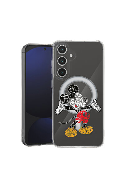 bestcase Carcasă antișoc MagSafe TPU pentru Samsung Galaxy A35, model caligra...