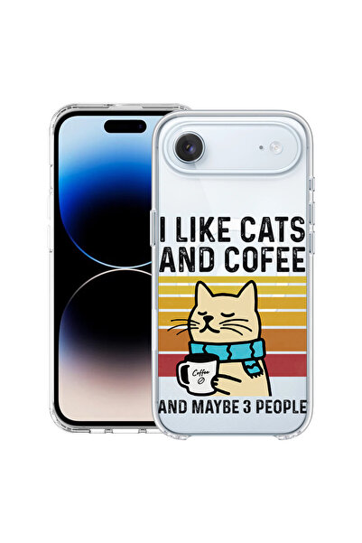 bestcase Carcasă antișoc MagSafe TPU pentru Apple iPhone 17 Air, Pisici și ca...