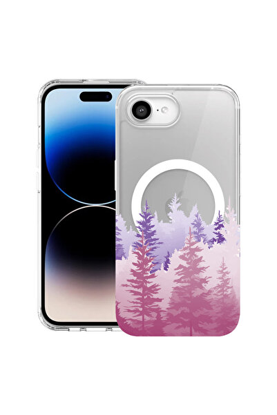 bestcase MagSafe Anti Shock TPU калъф за Apple iPhone 16e, Утринни светлини в...