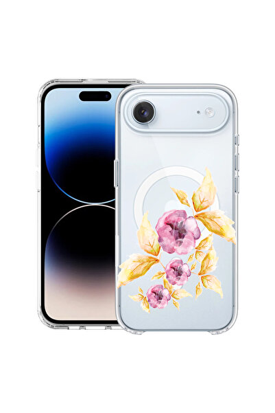 bestcase Carcasă antișoc MagSafe TPU pentru Apple iPhone 17 Air, flori pastel...