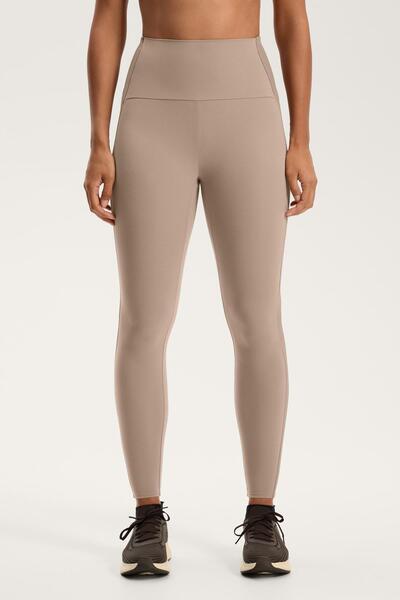 Oysho Comfortlux high-rise rib ankle-length leggings