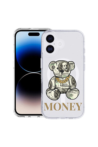 bestcase Carcasă antișoc MagSafe TPU pentru Apple iPhone 17, Ursuleț de pluș ...