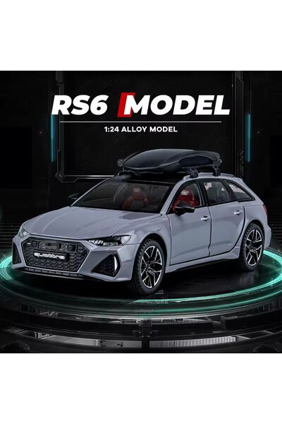 scntoys Audi Rs6 Car Station Wagon 1:24 Diecast Metal Model Car Collectible C...
