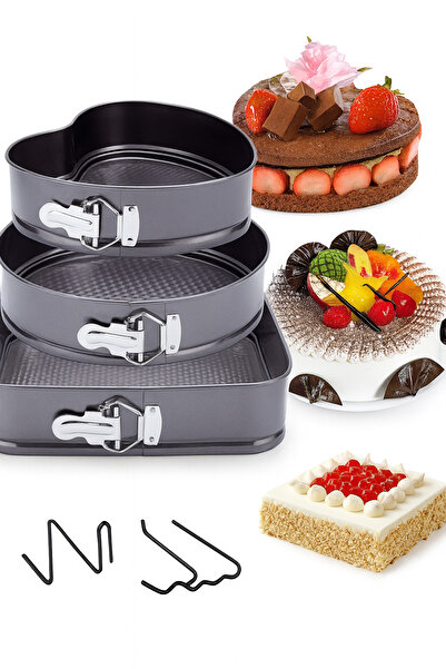 LEIHMANN Set 3 forme pentru prajituri pentru o bucatarie