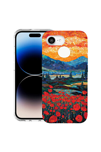 bestcase Carcasă antișoc MagSafe TPU pentru Apple iPhone 16e, maci în apus, 1...