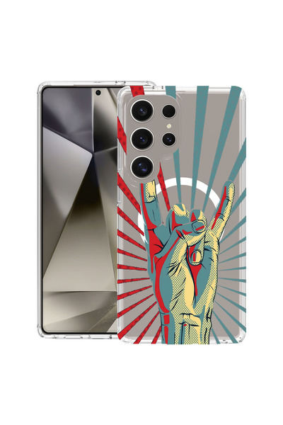 bestcase Θήκη MagSafe Anti Shock TPU για Samsung Galaxy S25 Ultra, Rock Festi...