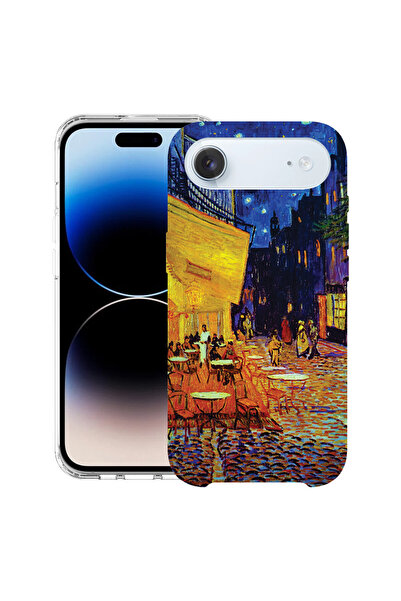 bestcase Carcasă antișoc MagSafe TPU pentru Apple iPhone 17 Air, Terasa Van Gogh Café noaptea, 2087016 AS 1283