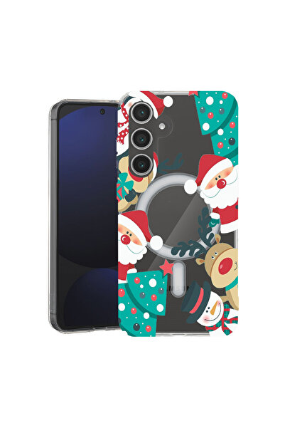 bestcase Carcasă antișoc MagSafe TPU pentru Samsung Galaxy A55, Crăciun, 2087...