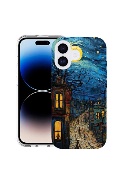 bestcase MagSafe антишоков TPU калъф за Apple iPhone 17, Van Gogh City Life, ...