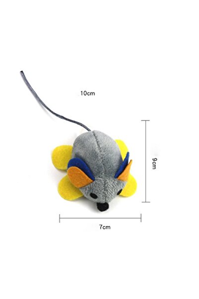 Kiesa Moving Vibrating Mouse Cat Toy Pull Drop Moving Wind-Up Mouse