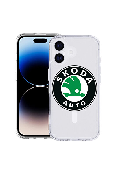 bestcase Carcasă antișoc MagSafe TPU pentru Apple iPhone 17, Skoda Classic, 2...