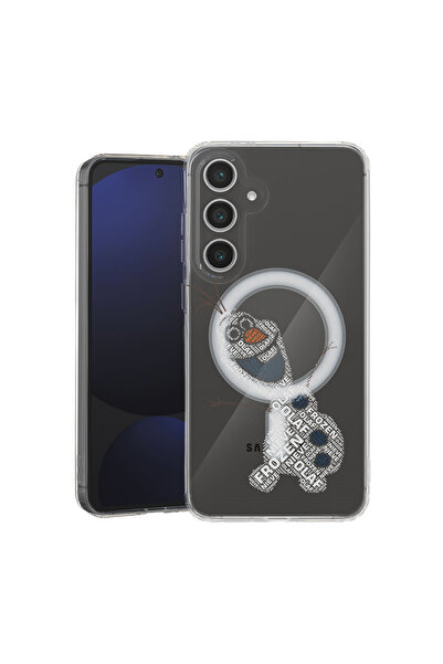 bestcase Carcasă antișoc MagSafe TPU pentru Samsung Galaxy A35, Caligrafie Ol...