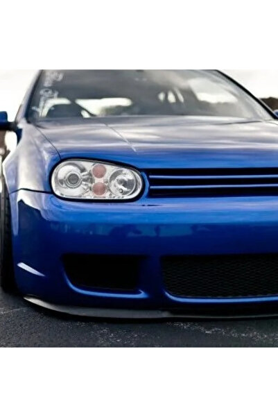 bestuning Volkswagen Golf 4 R32 Uyumlu Universal 3 Parça Cupra Kupra Ön Ek Tampon Dili Lip Esnek Karlık