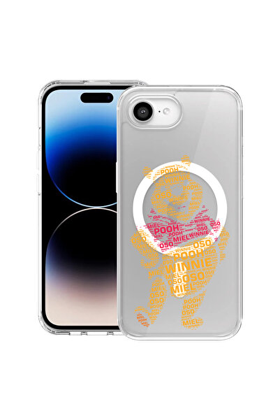 bestcase Carcasă antișoc MagSafe TPU pentru Apple iPhone 16e, Calligraphy Poo...