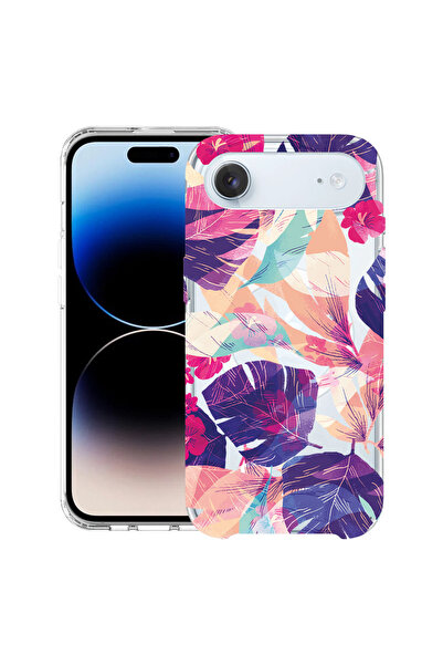 bestcase Carcasă antișoc MagSafe TPU pentru Apple iPhone 17 Air, Flori tropic...