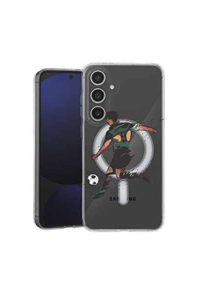 bestcase Carcasă MagSafe antișoc TPU pentru Samsung Galaxy A56, model fotbal, 2087017 AS 782