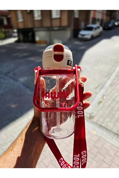 Kiesa Double Lid Children's School Water Bottle School Water Cup Student Water Bottle Durable with Straw-Without Straw Bpa-Free