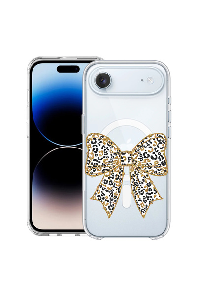 bestcase Carcasă antișoc MagSafe TPU pentru Apple iPhone 17 Air, model leopar...