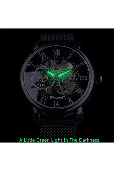 Forsining Men's Wristwatch Mechanical Automatic Classic Elegant Casual Business Retro Vintage