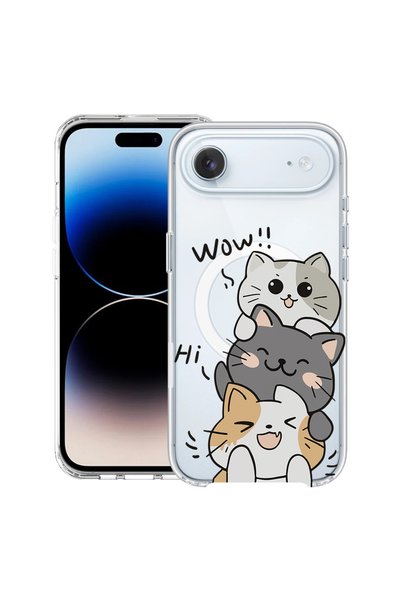bestcase MagSafe антишоков TPU калъф за Apple iPhone 17 Air, Cat Wow, 2087016...