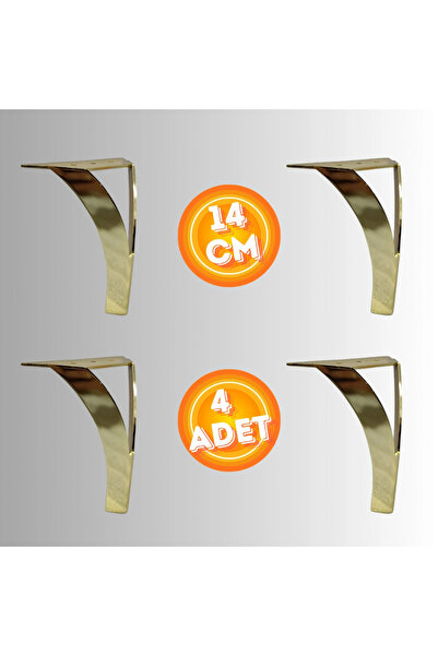 CAN METAL 14 CM METAL DAMLA KOLTUK AYAĞI MOBİLYA AYAĞI ÜNİTE AYAĞI KONSOL AYA...