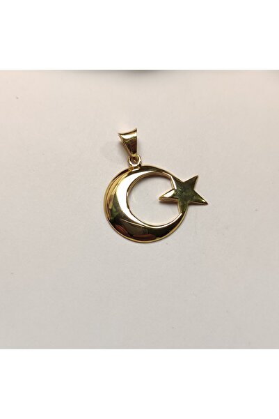 GoldRey Jewellery Ay Yıldız Kolye Ucu 925 Ayar Gümüş