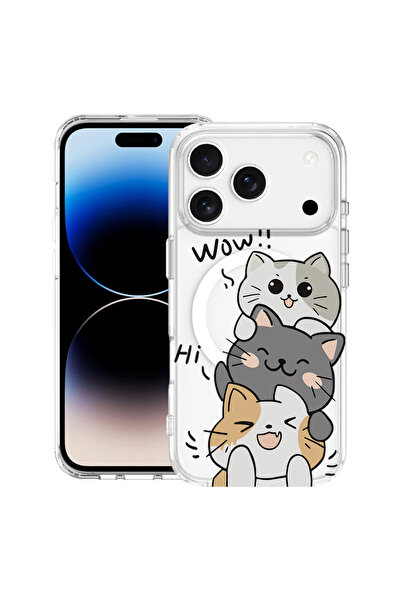 bestcase Θήκη MagSafe Anti Shock TPU για Apple iPhone 17 Pro, Cat Wow, 208701...