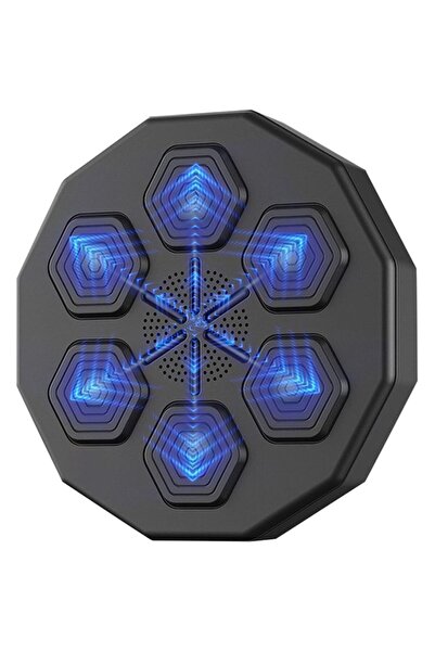 dalimag Rqiurpn Smart Punching Bag, Bluetooth, LED, Wall Mount, Black, 24x24x7.5cm